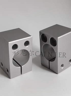 底座用支架　简易方型CAQB CAQM CBQB CBQM固定夹单孔支架轴夹