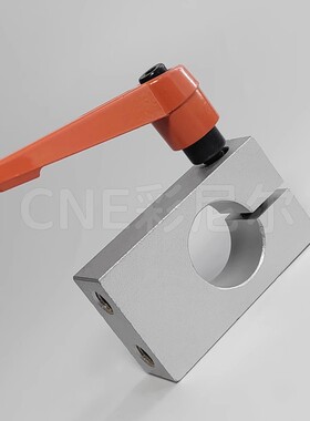 30度梯形丝杠防转动固定件 面接点型LKJ01-D12-P40快速单孔夹支架