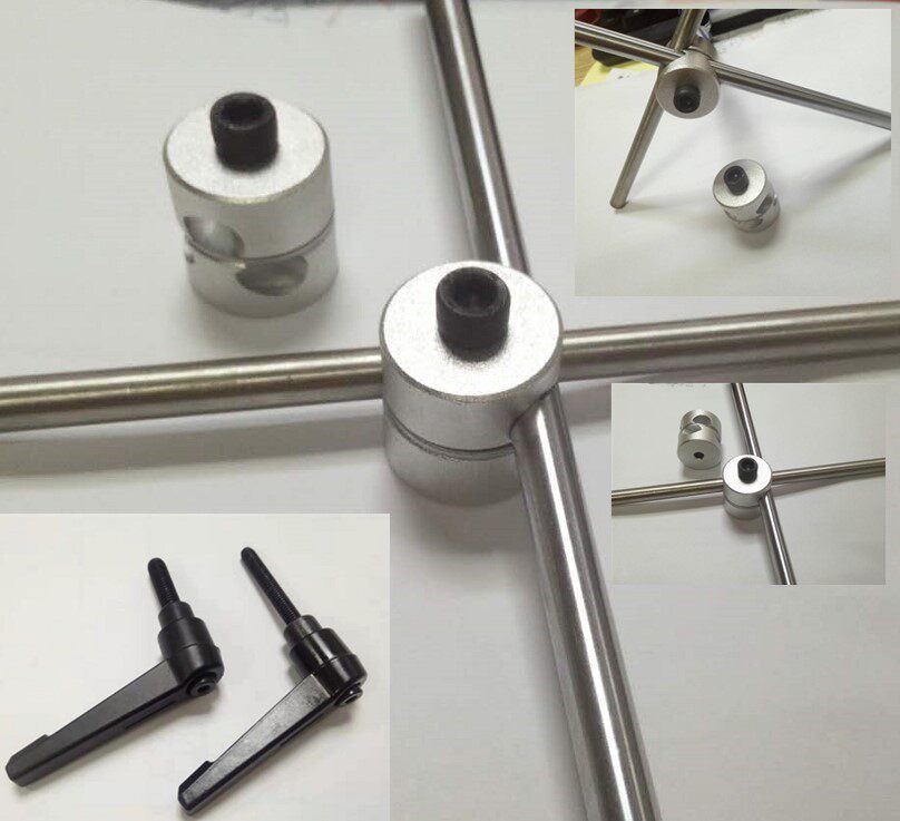 光轴360度任意旋转固定支架光杆自由旋转固定支架多角度定位支架