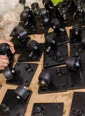 带调整块脚轮CAL75CAZL75-MCAZL75-RCAZL75-UCAZL75-Z脚轮固定板