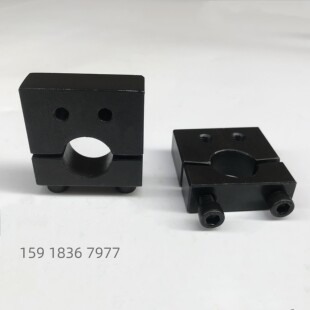 钢制发黑光电轴支座光轴支柱固定RED01铝合金RED06螺纹垂直分离型