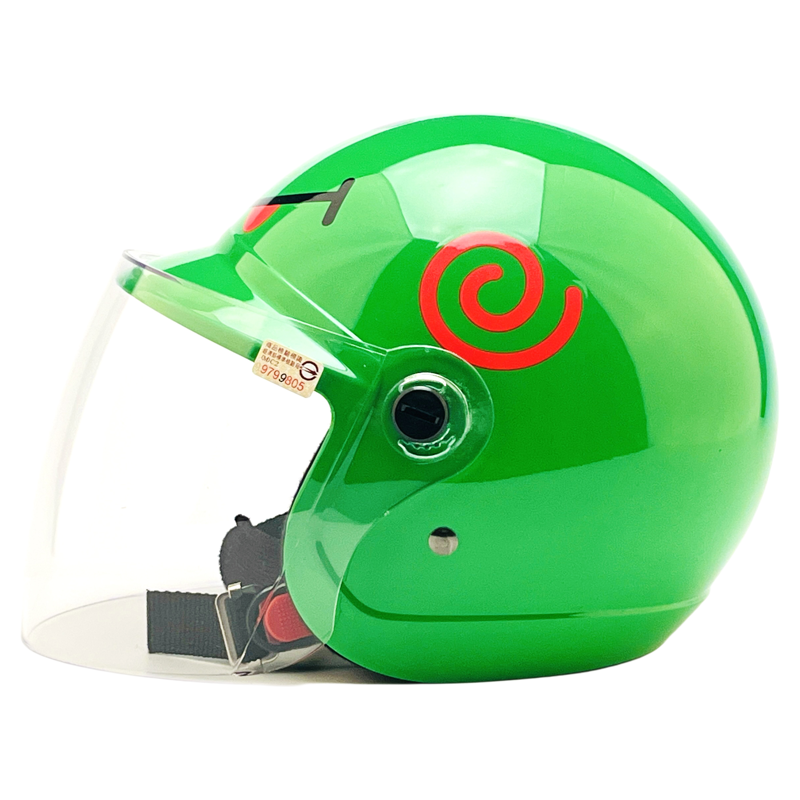 台湾小青蛙电动摩托车儿童头盔男女小孩安全帽保暖冬季