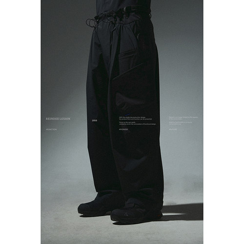 速干褶裥剑道武士长裤