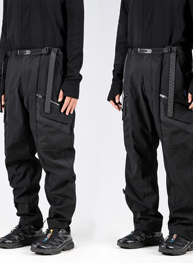 RL | REINDEE LUSION 先锋廓形防水侧旋拉链直筒锥型束脚长裤