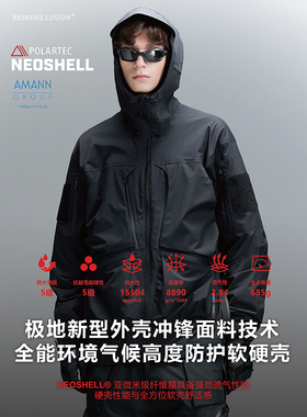 RL | REINDEE LUSION全能透气PolartecNeoShell软硬壳机能冲锋衣