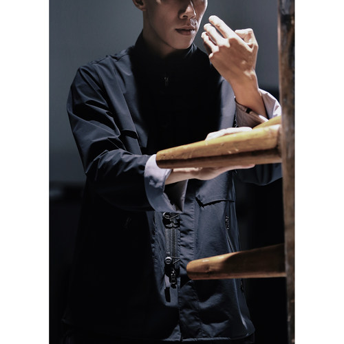 中式先锋机能防水盘扣唐装外套