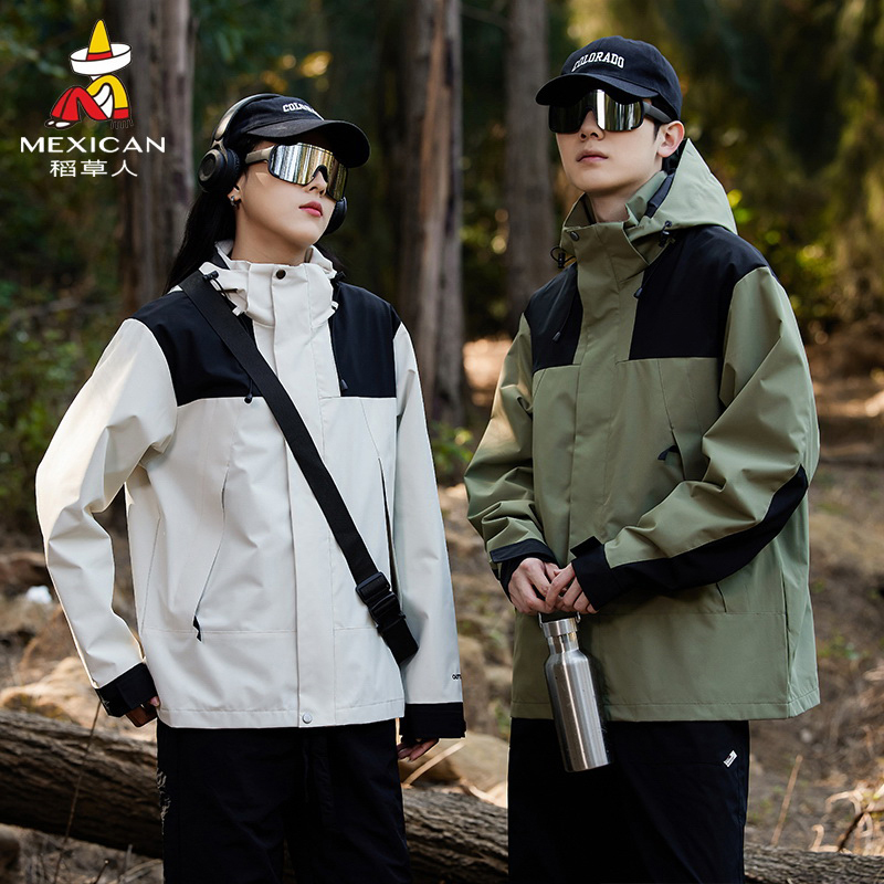 稻草人2025新款冲锋衣