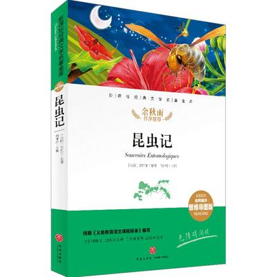 昆虫记天地出版社 名师精评思维导图版 经典文学名著 余秋雨作序暑期读物 儿童文学书籍7-9-10-12岁小中学初中语文课外书