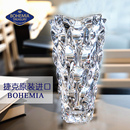 简约插花摆件透明花瓶 新品 捷克原装 进口BOHEMIA水晶玻璃花瓶 时尚