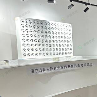 商业空间设计展厅展馆动态机械矩阵艺术装置CLOCKCLOCK24科技时钟
