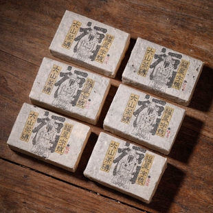 2006年福星字號六大茶砖砖茶陈香高端500克一砖普洱茶老生茶