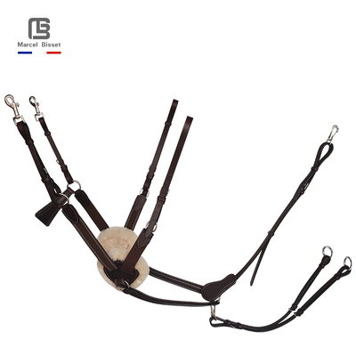 MarcelBisset马术低头革前胸带