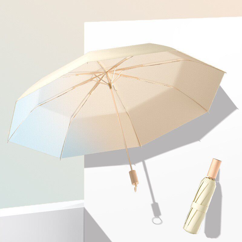 全自动雨伞女小清新少女心折叠个性晴雨两用伞ins创意潮流学生男