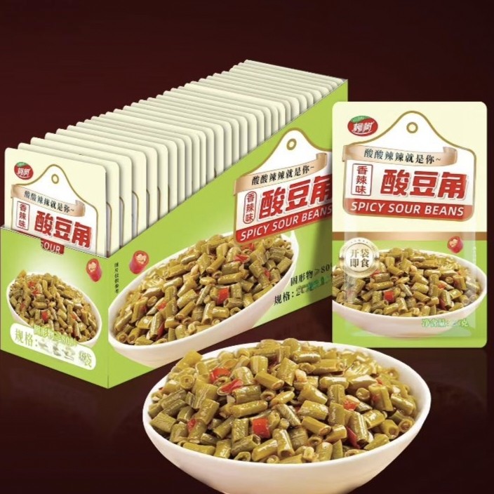 柳树酸豆角香辣味爽脆豆角干即食下饭菜蔬菜粉面配菜休闲零食26g