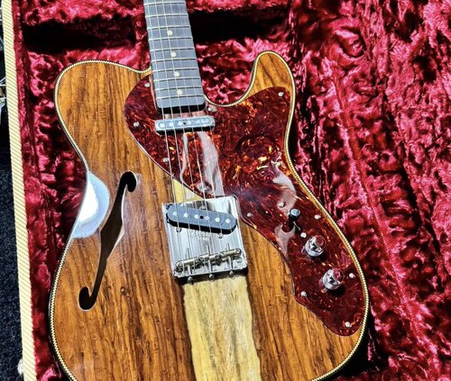 Fender Custom shop Tele Artisan coco thinline 全新美产芬达