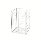 家用书房铁艺极简铁网镂空废纸篓厨房干湿分离小空间垃圾桶杂物篮