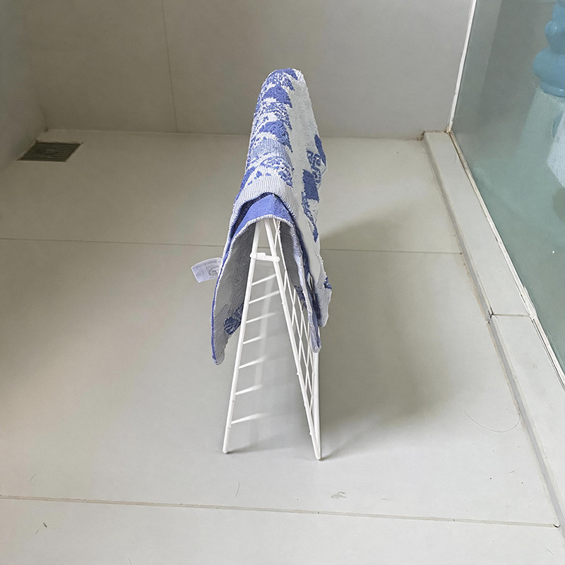 浴室落地折叠防潮沥水毛巾架