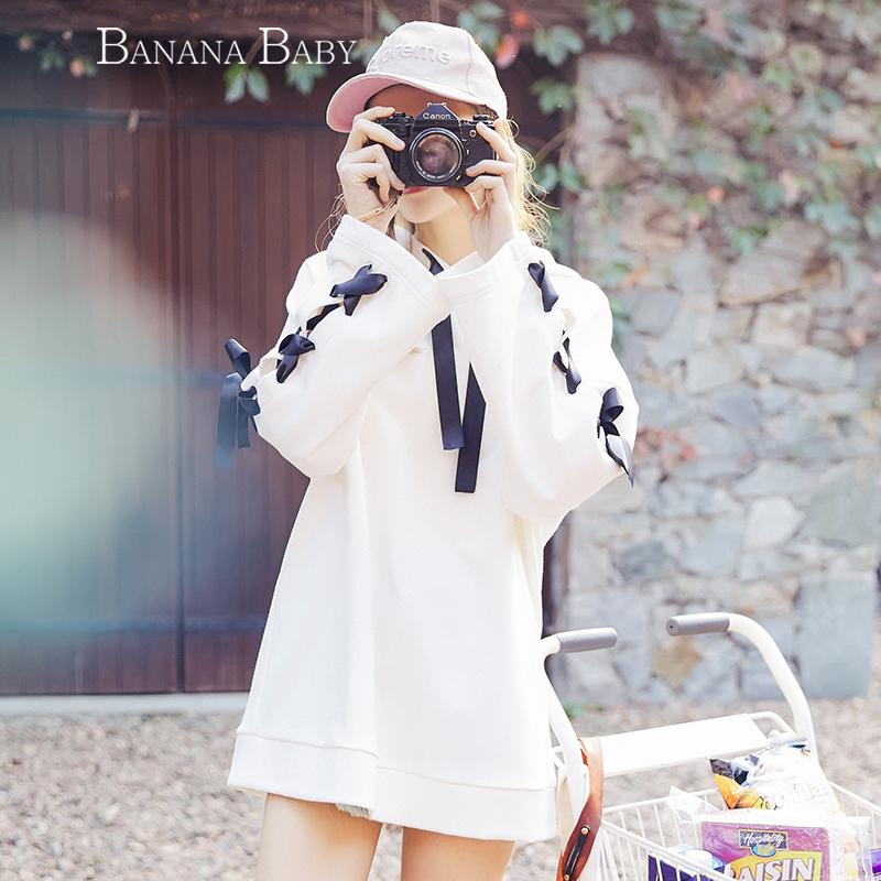 BANANA BABY2018´ºÐ¿îÔ˶¯·çÁ¬ÒÂȹ¿íËɽ»²æ°ó´øÐÝÏÐÁ¬Ã±¶Ìȹ³±