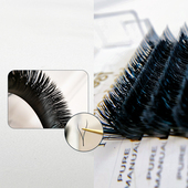 水貂扁毛YY型0.15嫁接假眼睫毛空气单根双尖柔软无感专用美睫工具