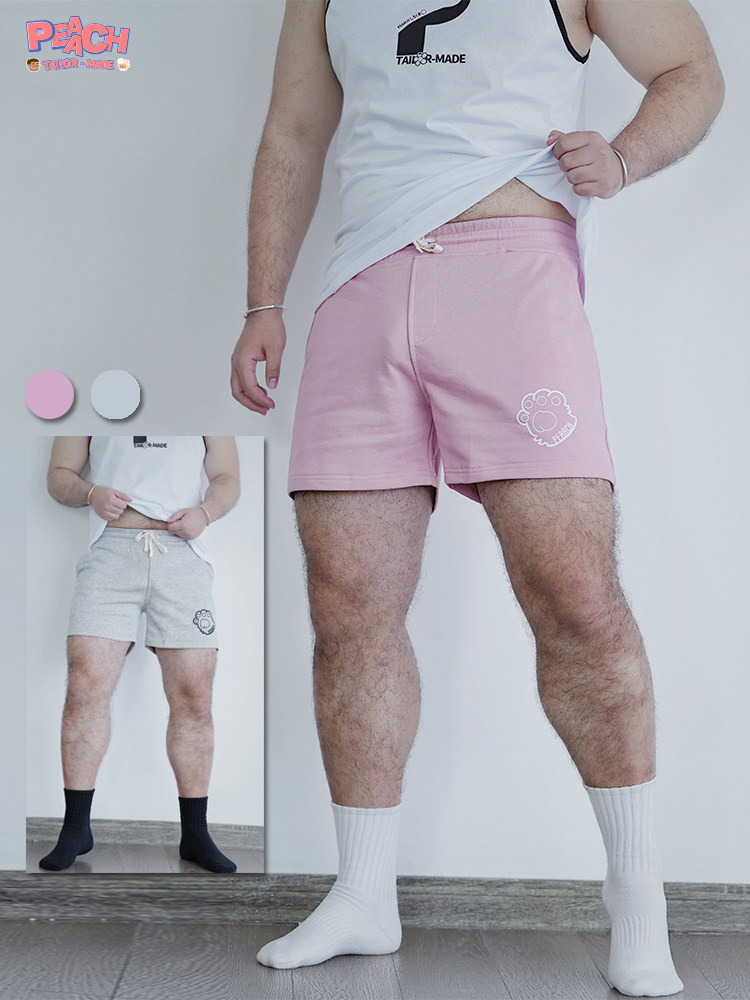 PEAACH日系纯棉三分裤短裤休闲裤