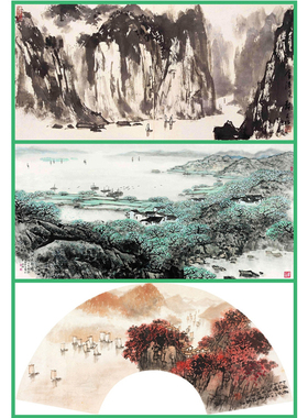 白描底稿宋文治宋文治