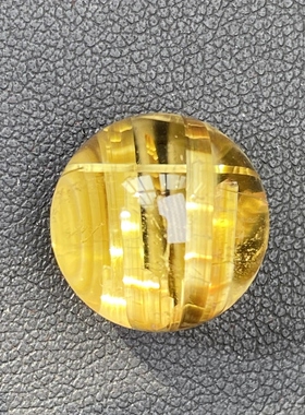 天然水晶钛晶吊坠圆珠DIY水晶单珠饰品项链14.5mm一物一图