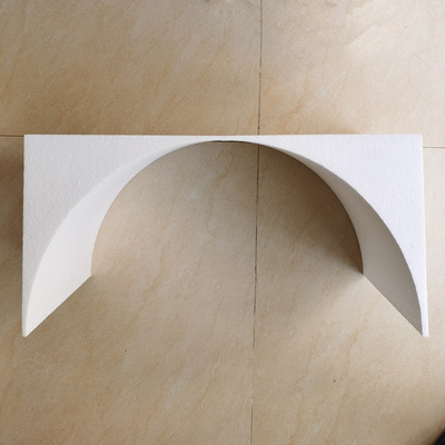 定制半圆弧形泡沫拱形门梁托造型高密度过道替代石膏垭口门套拱角