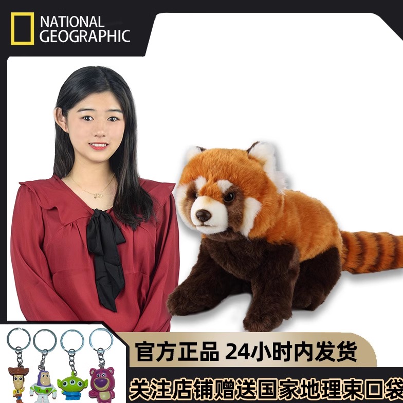 正品！国家地理仿真小熊猫