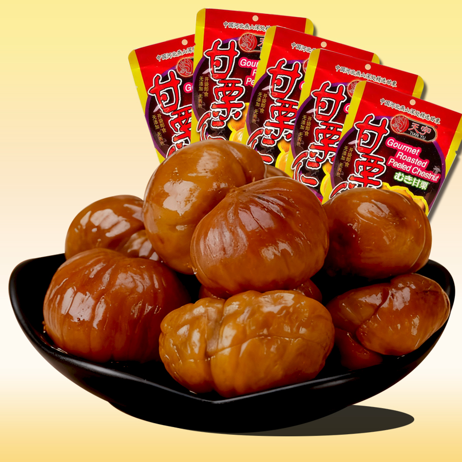 配料只有精选河北燕山深处甘栗仁