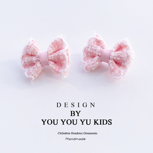 秋冬毛绒发夹女头饰品发卡刘海夹毛线侧边夹碎发夹子小香风鸭嘴夹