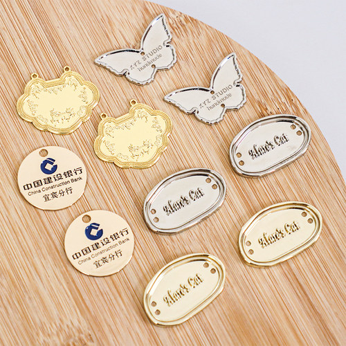 服装金属标异形小标牌