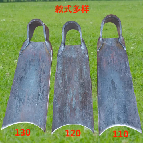 手工锻打老式锄头农用工具