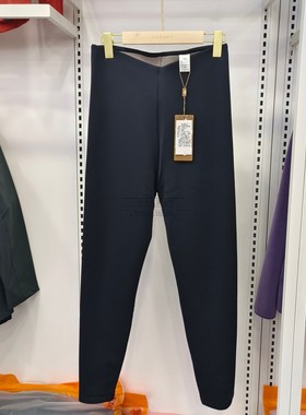 绒织王25902秋冬季女双层发热高腰中厚保暖裤打底裤修身长裤450克