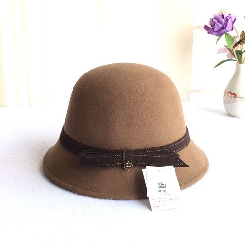 出游馥寰小礼帽女羊毛时尚秋冬