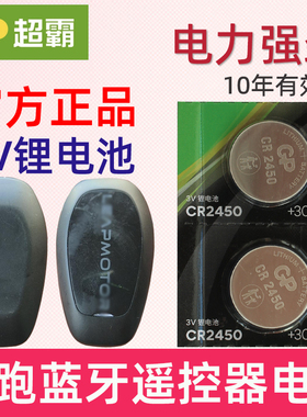 适用 零跑T03 C01 C11 S01电动车蓝牙充电遥控器钥匙纽扣电池 CR2450电子3V蓝牙摇控电池 蓝牙遥控器电池2450