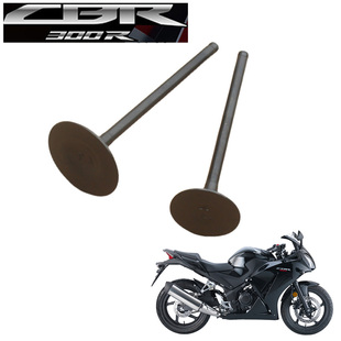 适用新大洲本田摩托车CBR300R气缸头进气门排气门原装正品气门杆