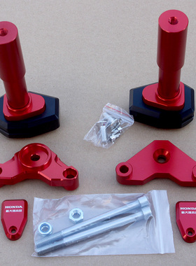 新大洲本田国4CBF190R摩托车SDH175-9车身防摔保险杠红色原厂配件