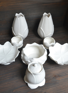 白瓷佛具用品陶瓷香炉家用供奉碗