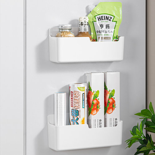磁吸收纳盒冰箱侧面厨房置物架