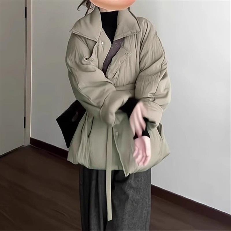 棉衣棉服女款秋冬季2026年新款棉袄超好看的夹棉韩系小众厚外套潮
