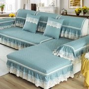 Sofa đệm vải chống trượt bốn mùa phổ quát đệm sofa phong cách châu Âu bao gồm tất cả bao gồm phổ quát bao gồm khăn - Ghế đệm / đệm Sofa