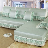 Sofa đệm mùa hè băng nho mat ghế băng lụa mát pad phòng khách chống trượt sofa bao gồm tất cả bao gồm phổ quát bao gồm đầy đủ bao gồm - Ghế đệm / đệm Sofa mẫu đệm ghế