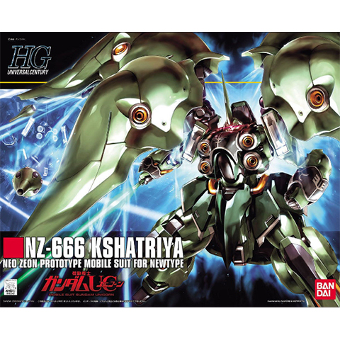 万代 HGUC 099 1/144 NZ-666 Kshatriya 刹帝利 现货