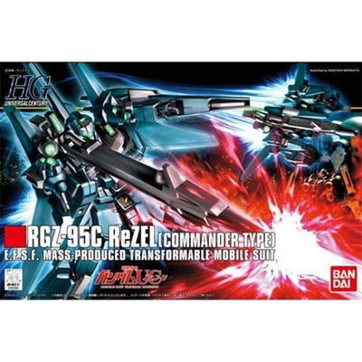 万代 HGUC 108 1/144 ReZEL RGZ-95C 里歇尔 队长机 现货