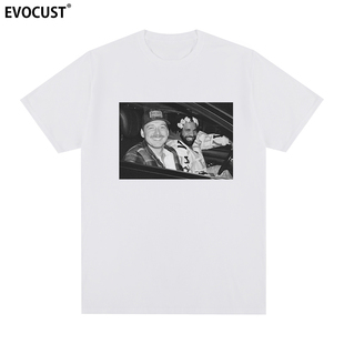 Drake公鸭短袖T恤rap嘻哈 Morgan Wallen潮牌hip hop男女涂鸦休闲