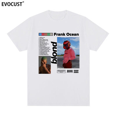 FrankOcean字母短袖T恤