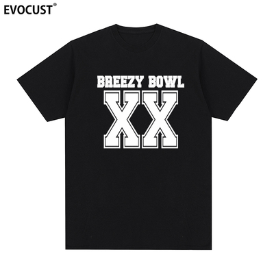 Chris Brown短袖T恤Breezy Bowl XX演唱会嘻哈说唱Shirt男女Tee潮