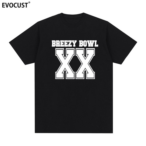 Chris Brown短袖T恤Breezy Bowl XX演唱会嘻哈说唱Shirt男女Tee潮