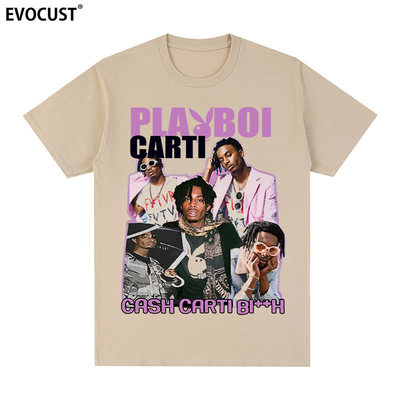 playboi嘻哈短袖T恤说唱