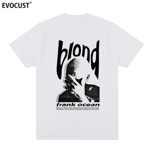 Frank Ocean弗兰克奥申短袖T恤Blonde嘻哈潮牌Music男女美式说唱